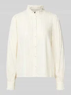 Bluzki damskie - Bluzka o kroju regular fit z długim rękawem z mieszanki wiskozy model ‘BUMPY’ - miniaturka - grafika 1