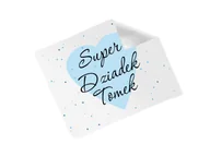 Akcesoria do okularów - Ściereczka do okularów z imieniem na dzień dziadka - 1 szt. - miniaturka - grafika 1