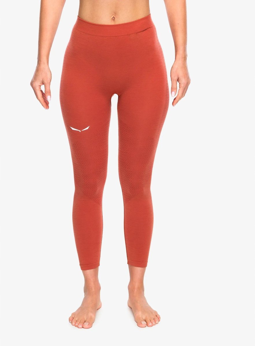 Salewa Zebru Responsive Tight - legginsy termoaktywne damskie, etruscan red, rozmiar M