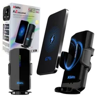 Uchwyty samochodowe do telefonów - Xblitz Automatyczny Uchwyt Samochodowy Z Ładowaniem Bezprzewodowym I Przewodowym FX2 Exclusive - miniaturka - grafika 1