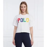 Koszulki i topy damskie - POLO RALPH LAUREN T-shirt | Cropped Fit - miniaturka - grafika 1