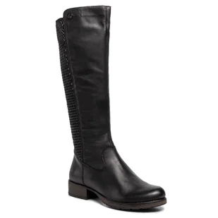 Rieker Kozaki Z9591-00 Schwarz - Kozaki damskie - miniaturka - grafika 1
