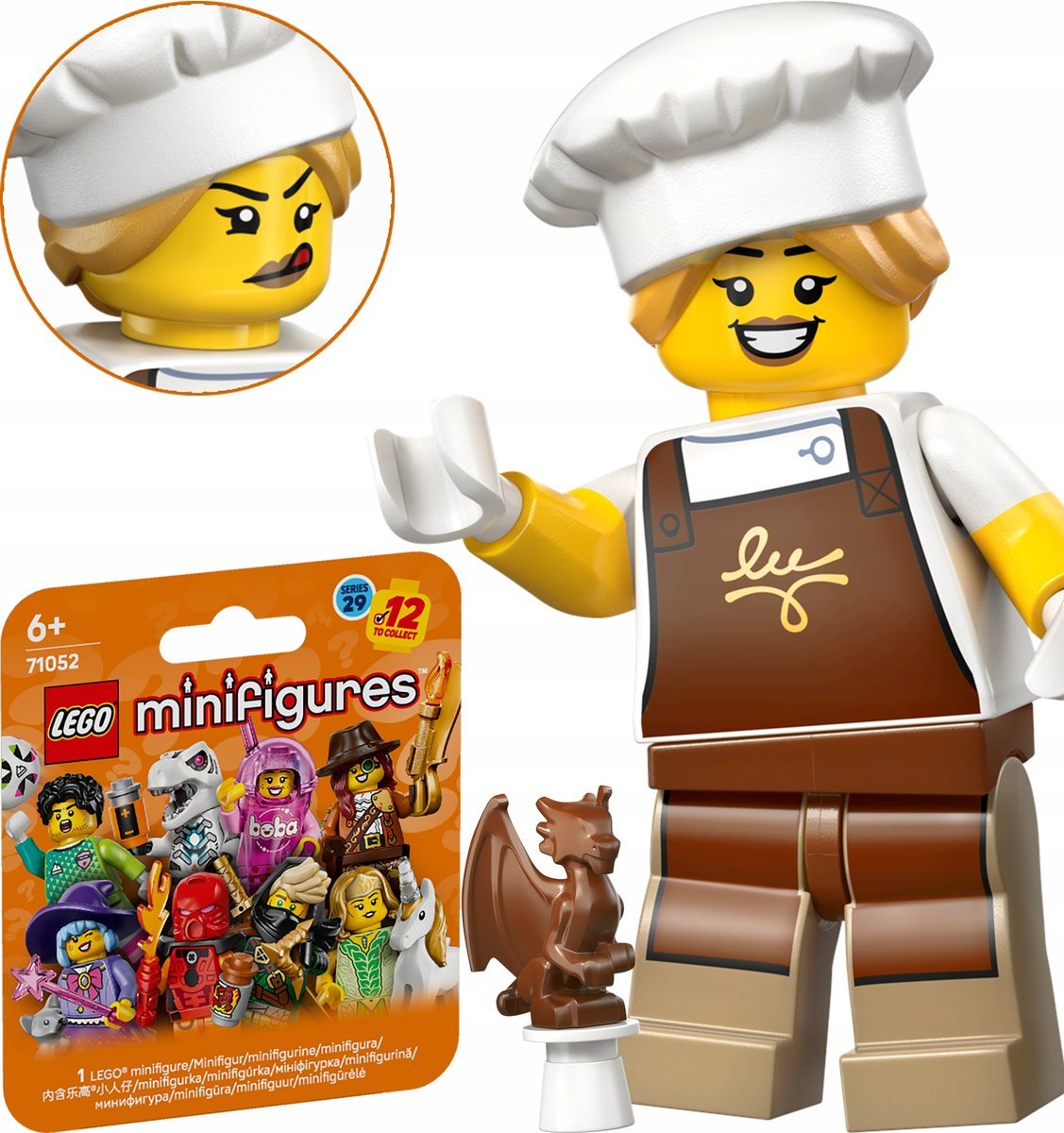 LEGO Minifigures 71052 Seria 29 MISTRZYNI CZEKOLADY col29-7