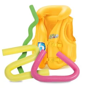 Kamizelka do pływania Baby vest dmuchana z piankowym makaronem 122 cm Bestway - Akcesoria do basenów - miniaturka - grafika 1