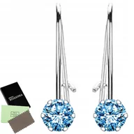 Biżuteria dla dzieci - Kolczyki srebrne dla dziewczynki wiszące srebro - miniaturka - grafika 1