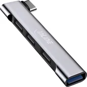 Huby USB - InLine® Slim USB-C Hub, 4-Port, USB 3.0 + 3x USB 2.0, schmale Bauform - miniaturka - grafika 1