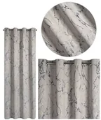 Zasłony - Zasłona Velvet Wera 140 x 250 Przelotka Beżowy - miniaturka - grafika 1