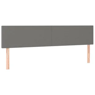 Lumarko Łóżko kontynentalne z materacem, ciemnoszara tkanina 200x200 cm - Łóżka - miniaturka - grafika 7