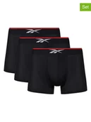 Majtki męskie - Reebok Bokserki (3 pary) "Glynn" w kolorze czarnym - miniaturka - grafika 1