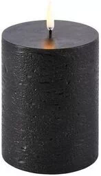 Uyuni - Świeca Słupkowa LED 7,8x10,1 cm Rustic Forest Black Uyuni Lighting - Świece - miniaturka - grafika 1