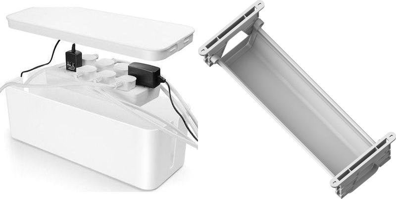 Mozos Maskownica Biały 1 sztuka KBO-LW + Organizer Szary 1 sztuka CT550WH