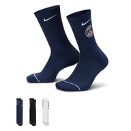 Skarpetki damskie - Skarpety Nike Paris Saint-Germain 3-pack FD1404 (kolor Niebieski, rozmiar M: 38-42) - miniaturka - grafika 1
