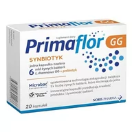 Układ pokarmowy - NORIS PHARMA Primaflor GG x 20 kaps + przyłbica ochronna na twarz GRATIS! - miniaturka - grafika 1