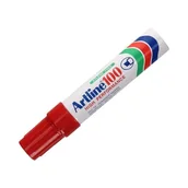 Markery permanentne - Artline SHACHIHATA Marker permanentny AR-100 7,5-12 mm CZERWONY (końcówka ścięta) - miniaturka - grafika 1