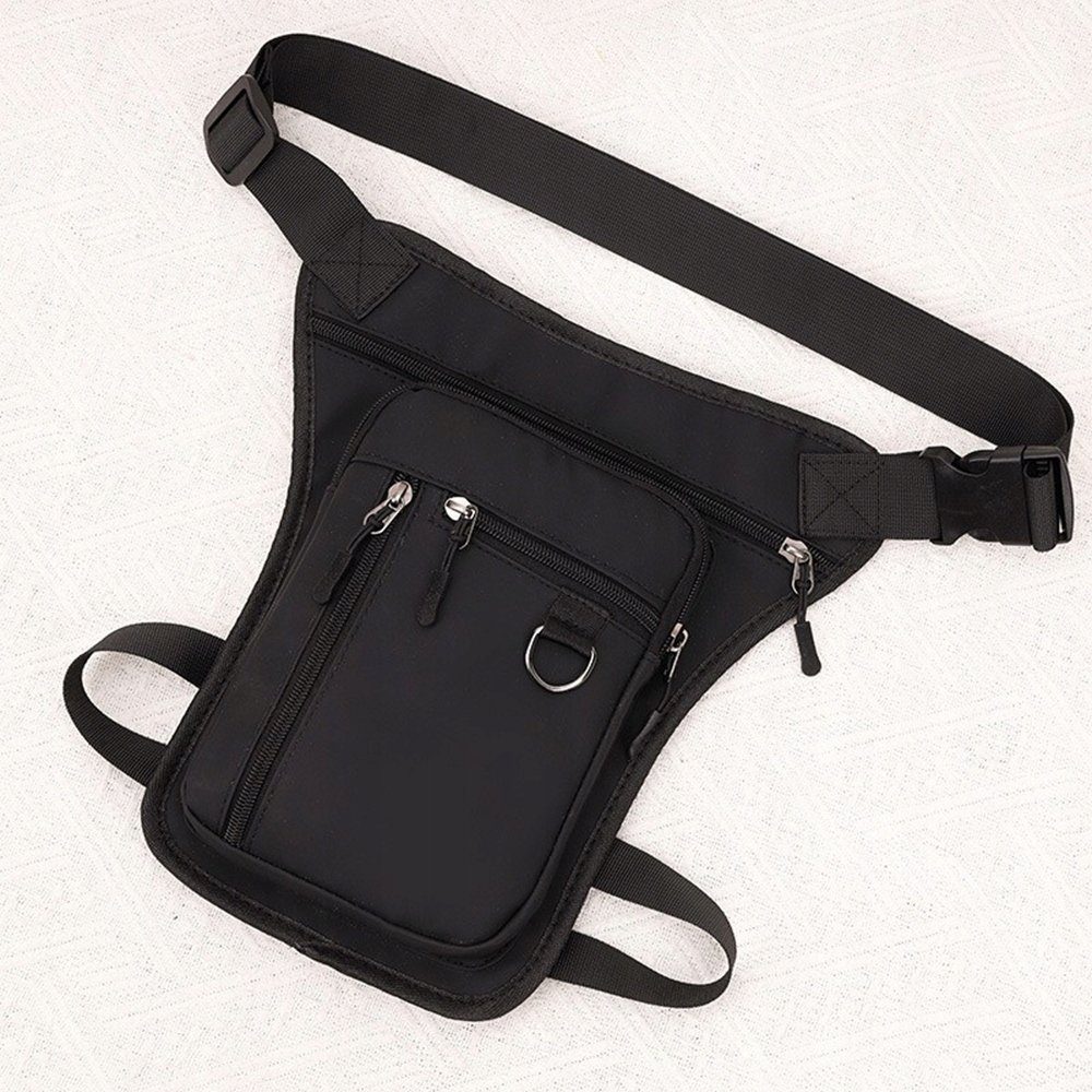 Torba Saszetka Nerka Na Udo Nogę Sportowa Rower Męska Damska Czarna