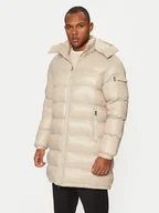 Kurtki męskie - Brave Soul Kurtka zimowa MJK-JAREDLONGSTN Beżowy Regular Fit - miniaturka - grafika 1