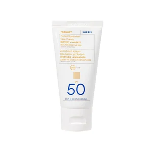Korres Yoghurt koloryzujący krem do twarzy SPF50, 50ml - Kremy do twarzy - miniaturka - grafika 1