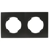 Klawisze i ramki - DPM Ramka podwójna Soul czarna - miniaturka - grafika 1