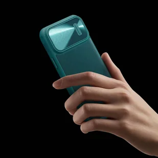 Nillkin CamShield Leather S Case etui iPhone 14 Pro Max pokrowiec z osłoną na aparat czarny - Etui i futerały do telefonów - miniaturka - grafika 9