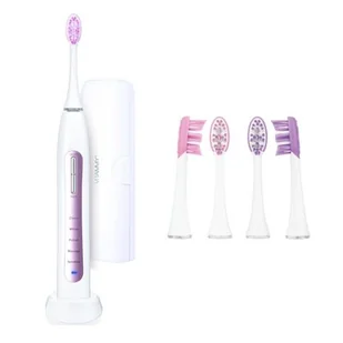 Szczoteczka soniczna VITAMMY Aurum Rose + Końcówka szczoteczki VITAMMY Aurum Rose TOW013616 (4 szt.) - Szczoteczki elektryczne - miniaturka - grafika 1