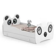 Łóżka dla dzieci i młodzieży - Łóżko pojedyncze Panda 140x70 z szufladą - miniaturka - grafika 1