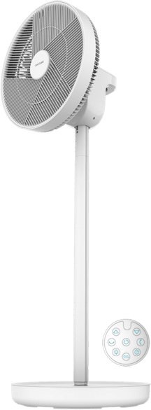 Cecotec EnergySilence 2600 Sunflower Portable Stand Fan Diameter 33 cm Number of speeds 12 Oscillation 22 W Remote control