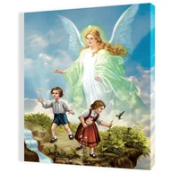 Ikony i obrazy sakralne - Obraz religijny na płótnie Anioł Stróż - miniaturka - grafika 1