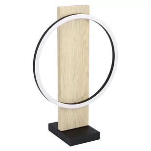 Eglo Boyal 99469 lampa stołowa lampka 1x12W LED czarna/brązowa - Lampy stojące - miniaturka - grafika 1