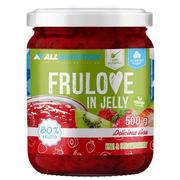 Konfitury, marmolady, powidła - Allnutrition Frulove In Jelly Kiwi & Strawberry 500G - miniaturka - grafika 1