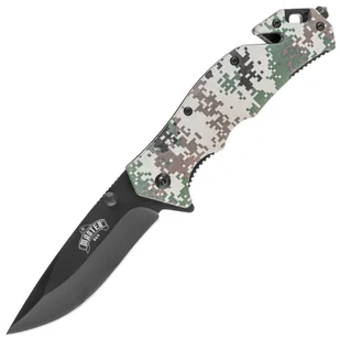 Nóż składany ratowniczy Master Cutlery MU-A001DG Spring Assisted - Digital Camo - Noże - miniaturka - grafika 1