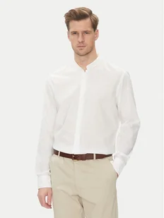 BOSS Koszula H-Joe-Standup-252 50539209 Biały Regular Fit - Koszule męskie - miniaturka - grafika 1