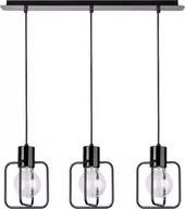 Lampy sufitowe - Sigma Lampa wisząca AURA 3 czarna industrialna 31112 - miniaturka - grafika 1