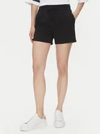 Spodnie sportowe damskie - ONLY Szorty materiałowe Poptrash 15127107 Czarny Regular Fit - miniaturka - grafika 1