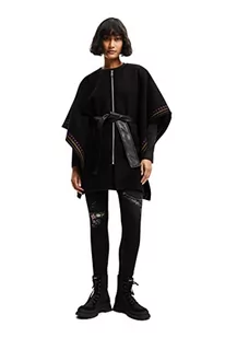Desigual Poncho_Aladin Milan, 2000 czarny, jeden rozmiar, Czarny, rozmiar uniwersalny - Kurtki damskie - miniaturka - grafika 1