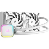 Chłodzenie wodne - Corsair iCUE H100i RGB ELITE, water cooling (Kolor: BIAŁY) - miniaturka - grafika 1