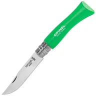 Noże - Nóż składany Opinel No.7 Colorama Inox blister - Green - miniaturka - grafika 1