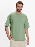 Koszulki męskie - Champion T-Shirt 216548 Zielony Regular Fit - miniaturka - grafika 1