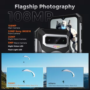 FOSSiBOT F102 12GB/256GB czarny - Telefony komórkowe - miniaturka - grafika 10