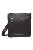 Torby męskie - Armani Exchange Męskie body Pebble Armani Crossbody Flat, czarne, czarny - miniaturka - grafika 1