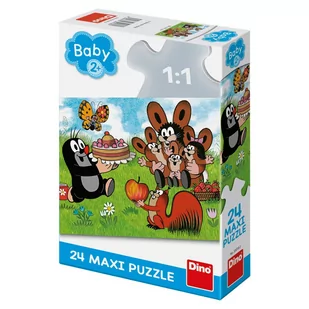 Dino Krecik Urodziny puzzle maxi 24 elementy - Puzzle - miniaturka - grafika 1