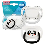 Smoczki uspokajające - Canpol Babies Silikonowy Smoczek Symetryczny 6-18 m BabiesBoo 2-pack - miniaturka - grafika 1