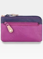 Etui na klucze - Skórzane Damskie Etui Na Klucze Visconti - Jagoda Multi - miniaturka - grafika 1