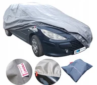 Akcesoria motoryzacyjne - Pokrowiec Na Samochód 3 Warstwy r. M hatchback 410-440cm Plandeka Na Auto - miniaturka - grafika 1