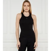 Koszulki i topy damskie - Calvin Klein Top | Slim Fit - miniaturka - grafika 1