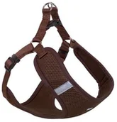 Szelki dla psów - NOBBY MESH REFLECT SZELKI M BRĄZOWE 48-56cm - miniaturka - grafika 1