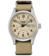 Zegarki męskie - Seiko Analogowy SRPJ83K1, Beżowy - miniaturka - grafika 1