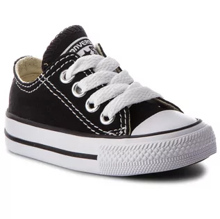 Trampki damskie - Converse Trampki Inf C/T S/S Ox 7J235C Black - grafika 1