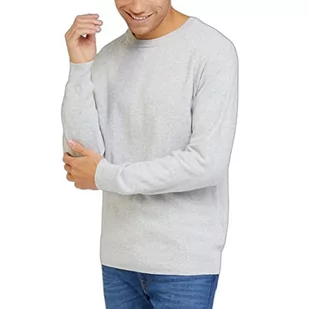 Lee Męska bluza Raglan Crew Knit Sweater, Grey MLE, rozm. XXL, Grey Mele, XXL - Bluzy męskie - miniaturka - grafika 1