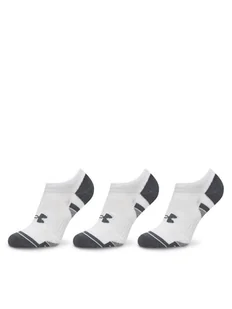 Under Armour Zestaw 3 par stopek unisex Performance Tech 1379526 Biały - Skarpetki sportowe męskie - miniaturka - grafika 1