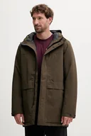 Kurtki i kamizelki sportowe męskie - Jack Wolfskin kurtka COLD CAMP kolor zielony zimowa A65022 - miniaturka - grafika 1